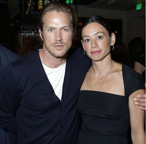 Satsuki Mitchell with her former boyfriend, Jason Lewis.